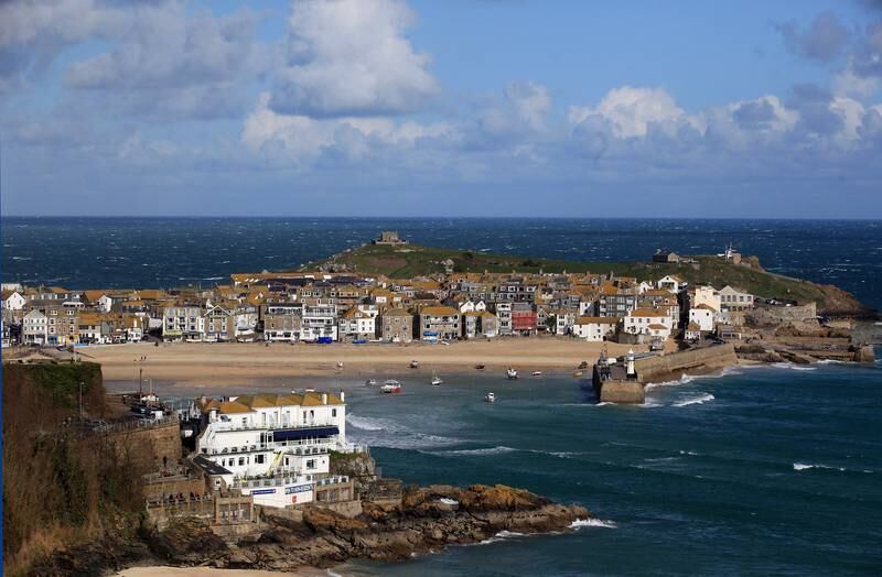 8. St Ives, south-west England. Average asking price for a home: £494,393, average monthly asking rental price: £1,150. Getty Images