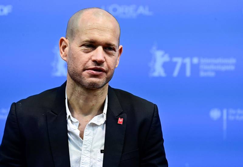 Member of the International Jury, Israeli director Nadav Lapid, poses at the 71st Berlinale International Film Festival ahead the awarding ceremony during the "Berlinale Summer Special" film festival in Berlin, Germany June 13, 2021. Tobias Schwarz/Pool via REUTERS