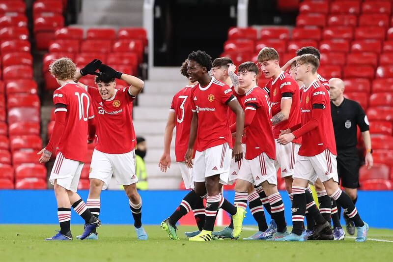 Manchester United will face Nottingham Forest in the FA Youth Cup final. Getty