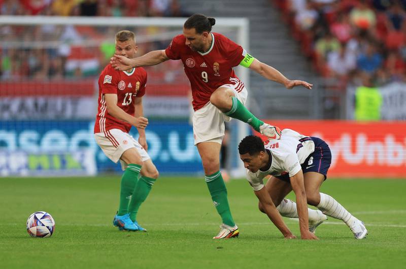 Adam Szalai 9 - The Hungary skipper had the audacity to try his luck from just inside the England half and almost had Pickford beaten but the big striker’s long range effort was a couple of yards off target. A bustling, all action performance from the Basel target man. Reuters
