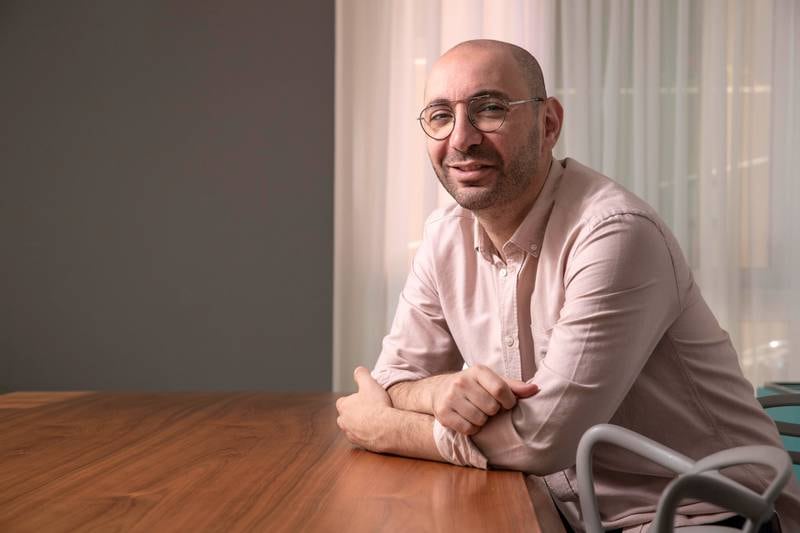 DUBAI UNITED ARAB EMIRATES. 21 DECEMBER 2020. Hosam Arab, co-founder and CEO of buy now, pay later e-commerce website Tabby, for a Generation Start-up feature. (Photo: Antonie Robertson/The National) Journalist: Felicity Glover. Section: Business.