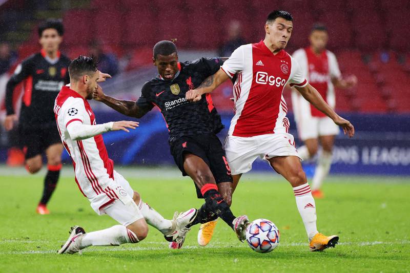 Lisandro Martinez - 6: Competent in defence and supplied some useful crosses when Ajax were chasing the game in the second half. AFP