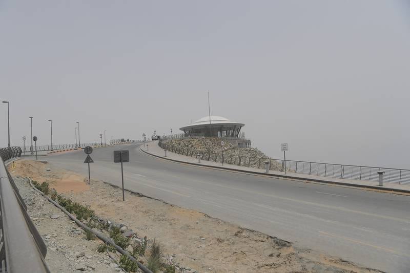 The Al Suhub rest complex in Khor Fakkan.