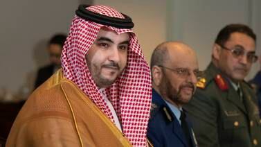 An image that illustrates this article Saudi Arabia's Prince Khalid to meet Antony Blinken at US State Department