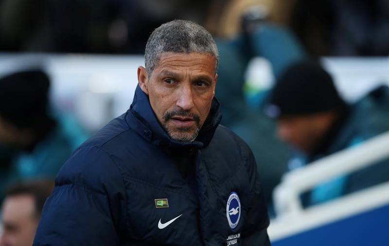 Soccer Football - Premier League - Brighton & Hove Albion vs Swansea City - The American Express Community Stadium, Brighton, Britain - February 24, 2018   Brighton manager Chris Hughton before the match   REUTERS/Hannah McKay    EDITORIAL USE ONLY. No use with unauthorized audio, video, data, fixture lists, club/league logos or "live" services. Online in-match use limited to 75 images, no video emulation. No use in betting, games or single club/league/player publications.  Please contact your account representative for further details.