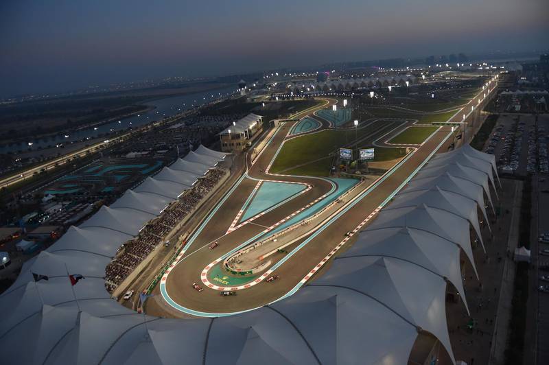Aerial view.
Formula One World Championship, Rd19, Abu Dhabi Grand Prix, Race, Yas Marina Circuit, Abu Dhabi, UAE, Sunday 23 November 2014.

This image is the property of the EAA. Please refer to T&Cs for usage.