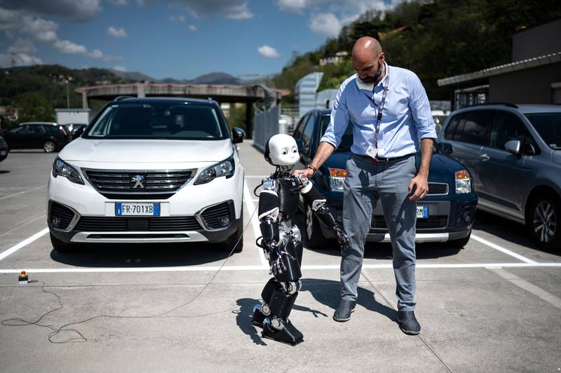 A total of 48 per cent of children surveyed by Engineering UK said jobs related to artificial intelligence were a recognisable Stem career. AFP
