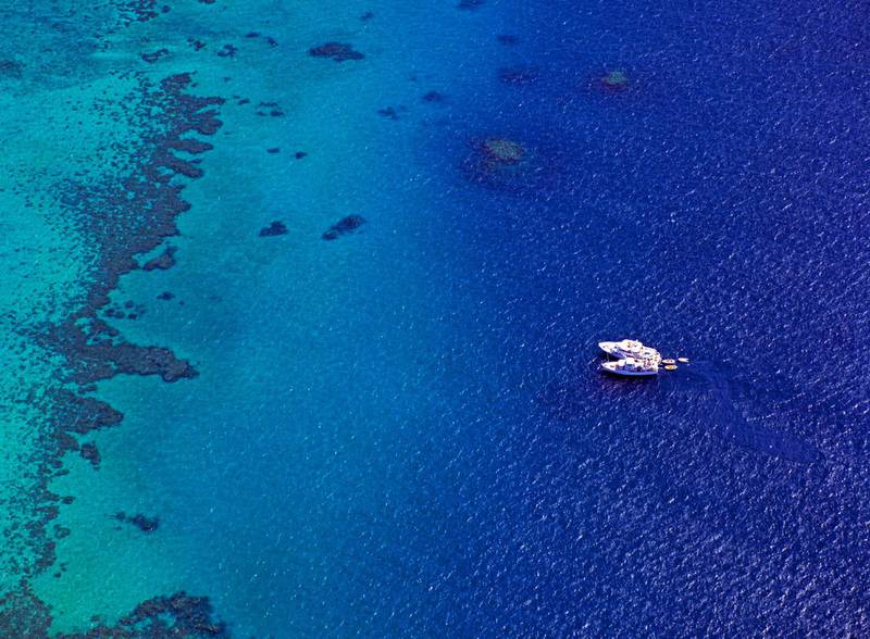 Australia, Queensland, Cairns, View of Great Barrier Reef in Queensland. (Photo by: JTB Photo/UIG via Getty Images)