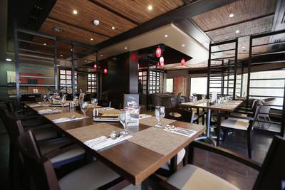 Wonton House says the restaurant was designed with a vision and understanding of the principals of feng shui. Pawan Singh / The National