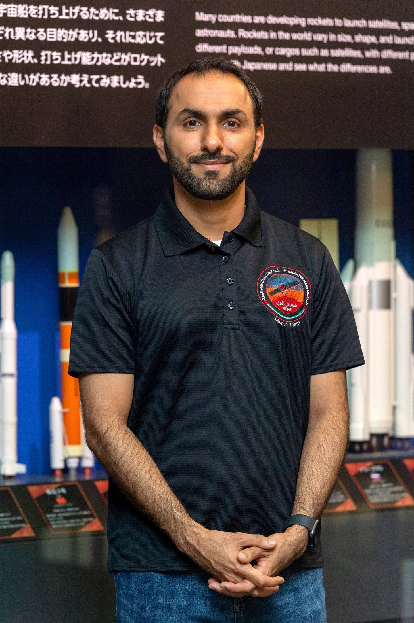Omar Al Shehhi, lead of integration and testing of the spacecraft. Courtesy: Emirates Mars Mission