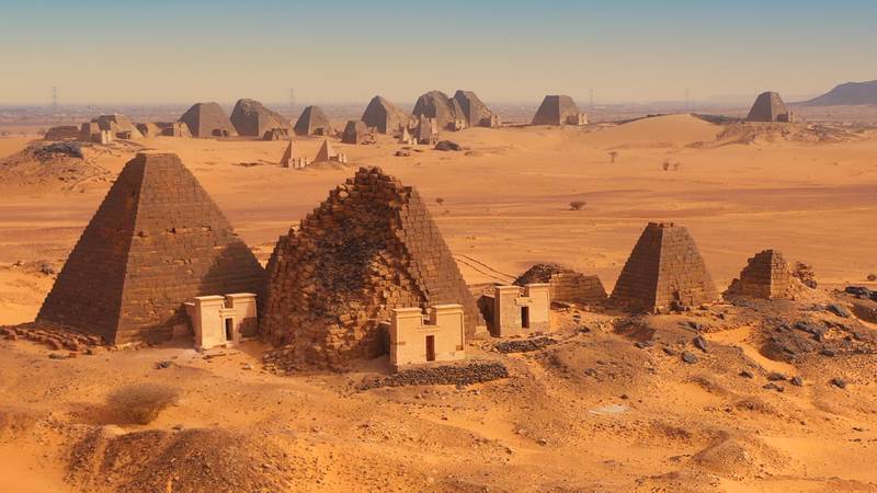 Google's Meroe project allows viewers to zoom in on the pyramids' inscriptions. Photo: Google