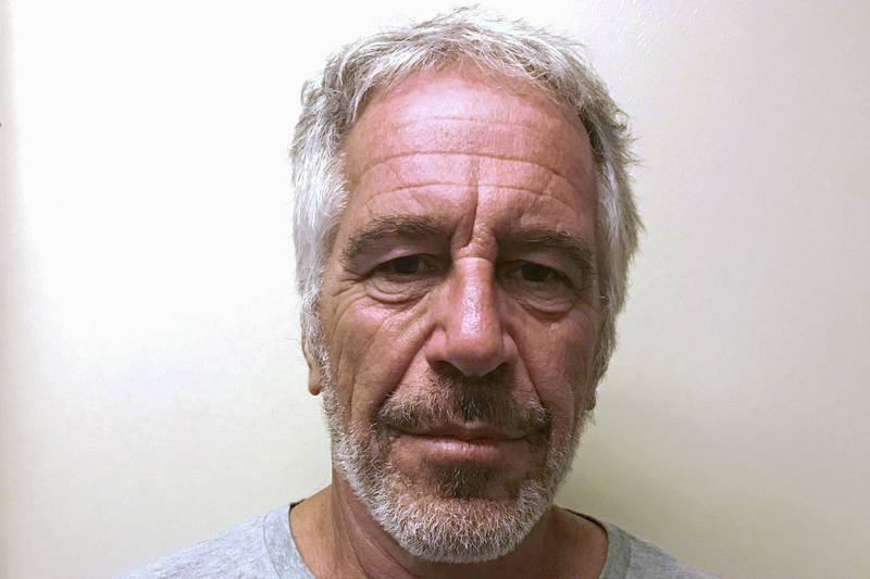 FILE PHOTO: U.S. financier Jeffrey Epstein appears in a photograph taken for the New York State Division of Criminal Justice Services' sex offender registry March 28, 2017 and obtained by Reuters July 10, 2019.  New York State Division of Criminal Justice Services/Handout/File Photo via REUTERS. THIS IMAGE HAS BEEN SUPPLIED BY A THIRD PARTY. THIS IMAGE WAS PROCESSED BY REUTERS TO ENHANCE QUALITY, AN UNPROCESSED VERSION HAS BEEN PROVIDED SEPARATELY.