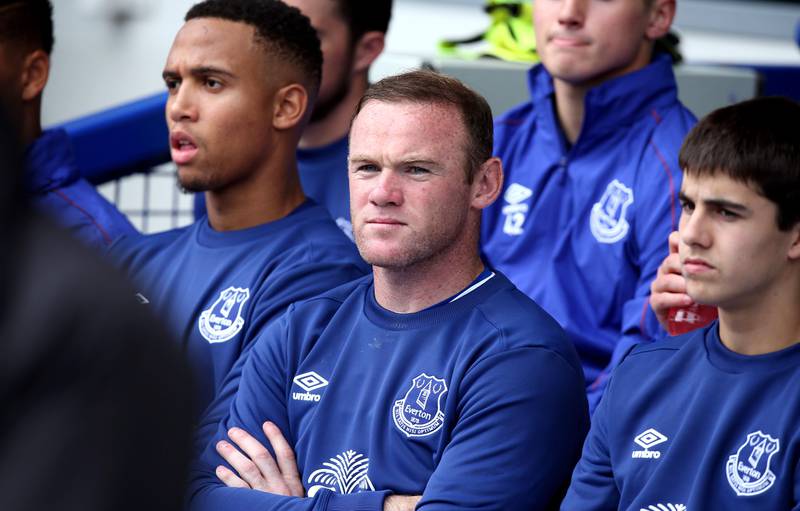 In this file photo taken in 2015, Manchester United's Wayne Rooney is seen during a pre-season friendly at Goodison Park. Peter Byrne / Press Association