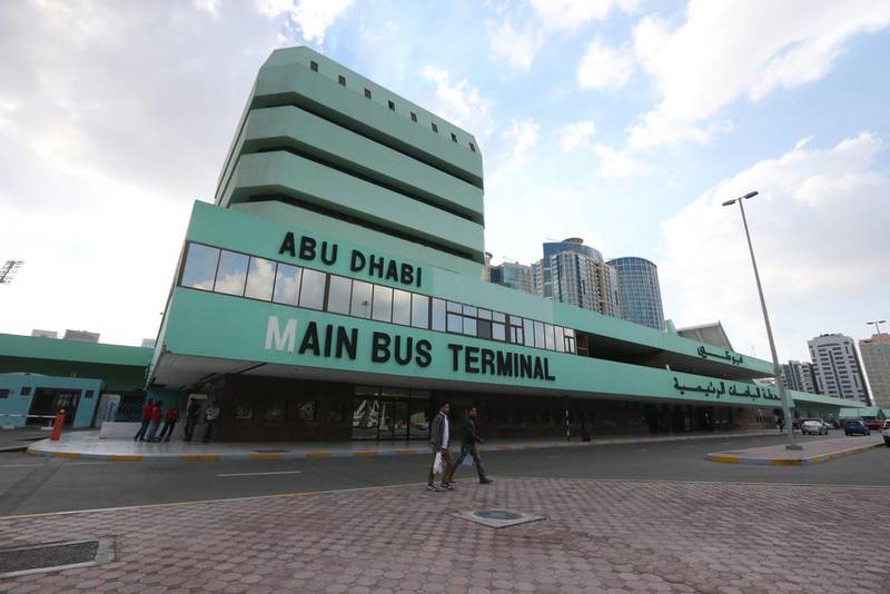The brutalist Abu Dhabi Bus Terminal, by Bulgarian architect Georgi Kolarov. Also known as Al Wahda station, it opened in 1989.