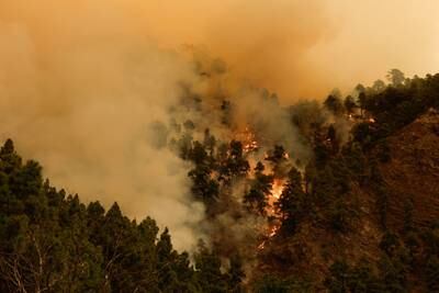 Spanish authorities have ordered the evacuation of four villages on Tenerife. Reuters