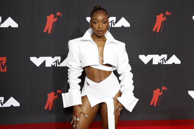 US singer Normani, in Patrycja Pagas, arrives on the MTV Video Music Awards red carpet.