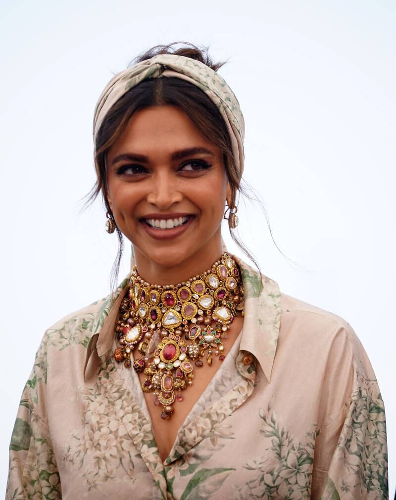 Jury member Deepika Padukone during a photocall of the on the opening day of the Cannes Film Festival. EPA