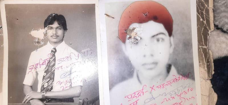 Dayanand Gosai, left, claimed that he was the son of Kameshwar Singh, a wealthy landlord whose son Kanahaiya (right) went missing in 1977. Photo: Rajesh Kumar