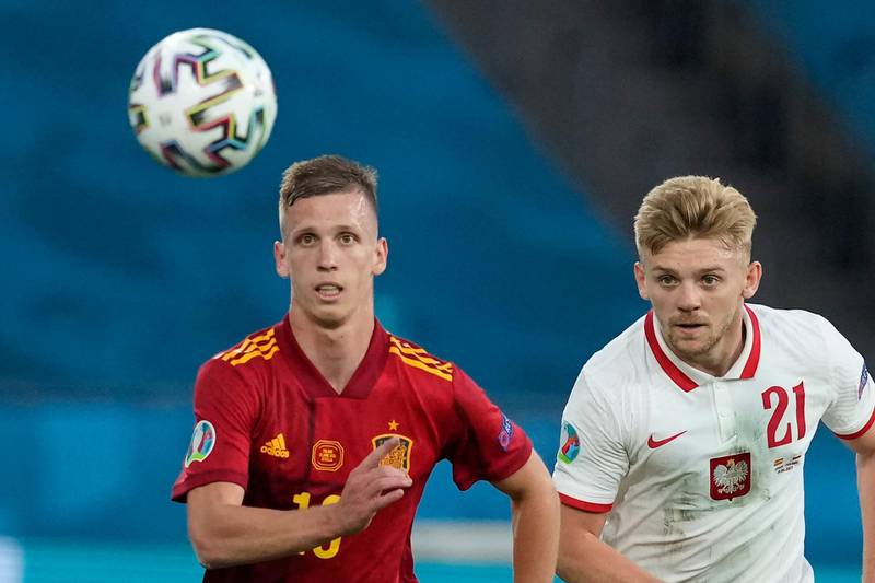 Dani Olmo 6 - Least effective of Spain’s forwards against Poland’s back five. Worked hard and ran at players in a frantic but ultimately disappointing match for the team playing at home. PA