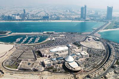 Reclaimed land, such as Marina Mall and the breakwater, has reshaped Abu Dhabi. Sarah Dea / The National