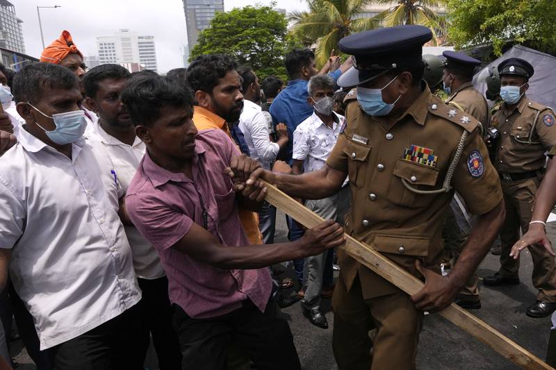 Sri Lankan Prime Minister Mahinda Rajapaksa resigned on Monday over the country’s dire economic state and violence at mass protests outside his home in Colombo, his spokesman Rohan Weliwita said. AP