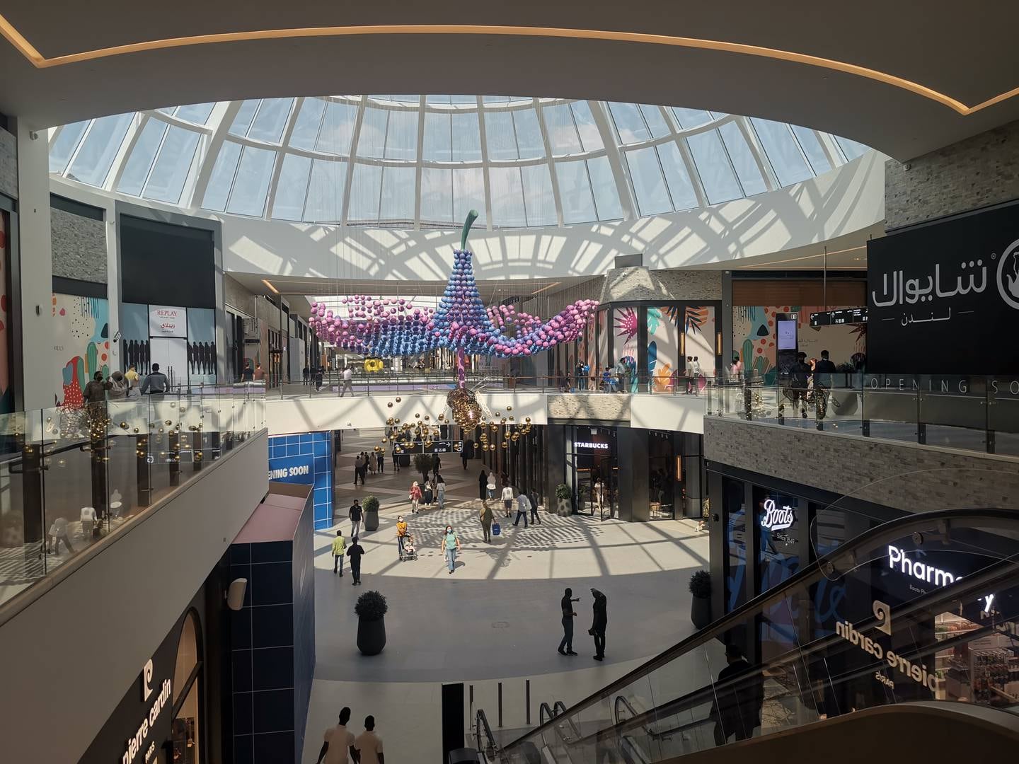 The newly constructed Dubai Hills shopping mall is convenient for local residents. Photo: Katy Gillet / The National