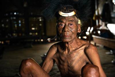 A Konyak tribesman from Nagaland. Courtesy Aman Chotani