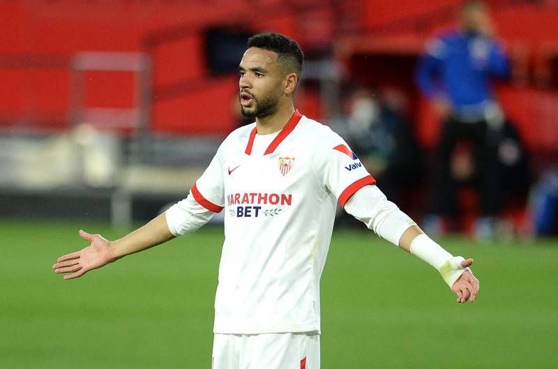 Sevilla forward Youssef En-Nesyri has 24 goals for his club and Morocco. AFP