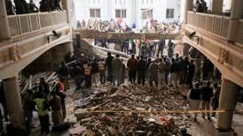 Pakistan mosque blast: 100 dead as officials admit 'security lapse'
