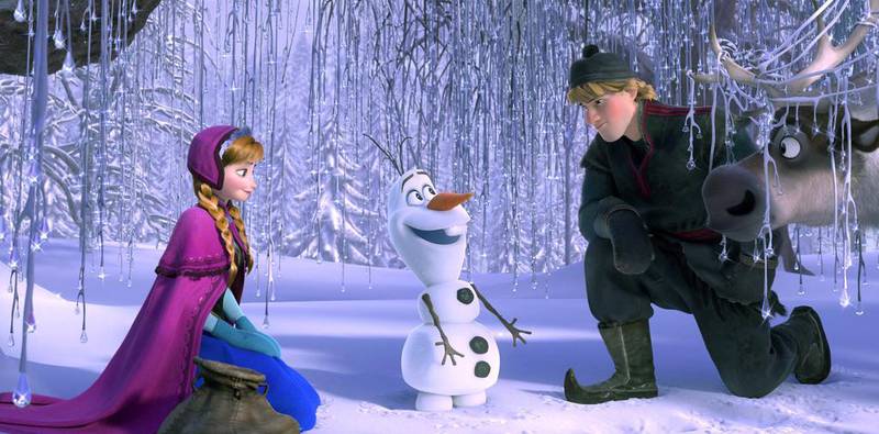 A scene from Frozen. Courtesy Disney / AP Photo