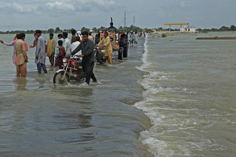 The heavy monsoon rains started in mid-June, initially causing havoc in south-western Balochistan province. 