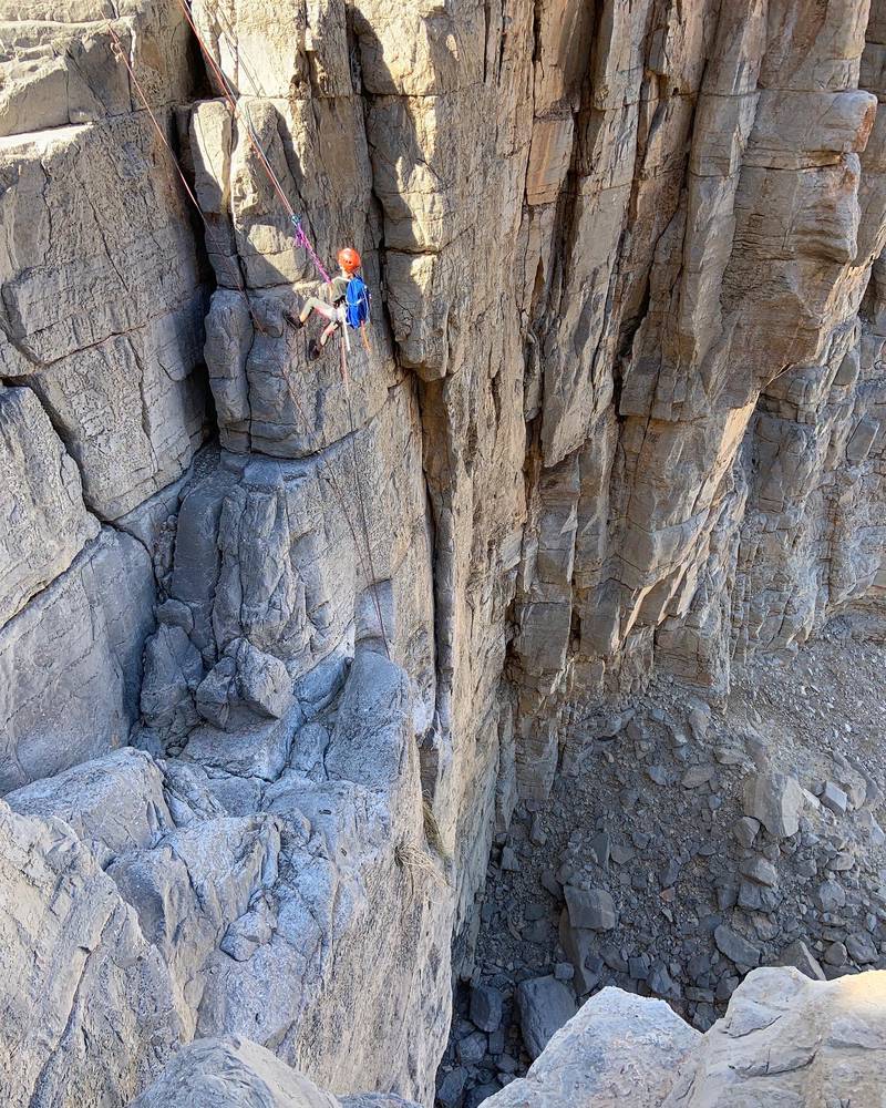 Thunder canyon in Dayah is also recommended for canyoning by Gallone. Photo: Emanuele Gallone