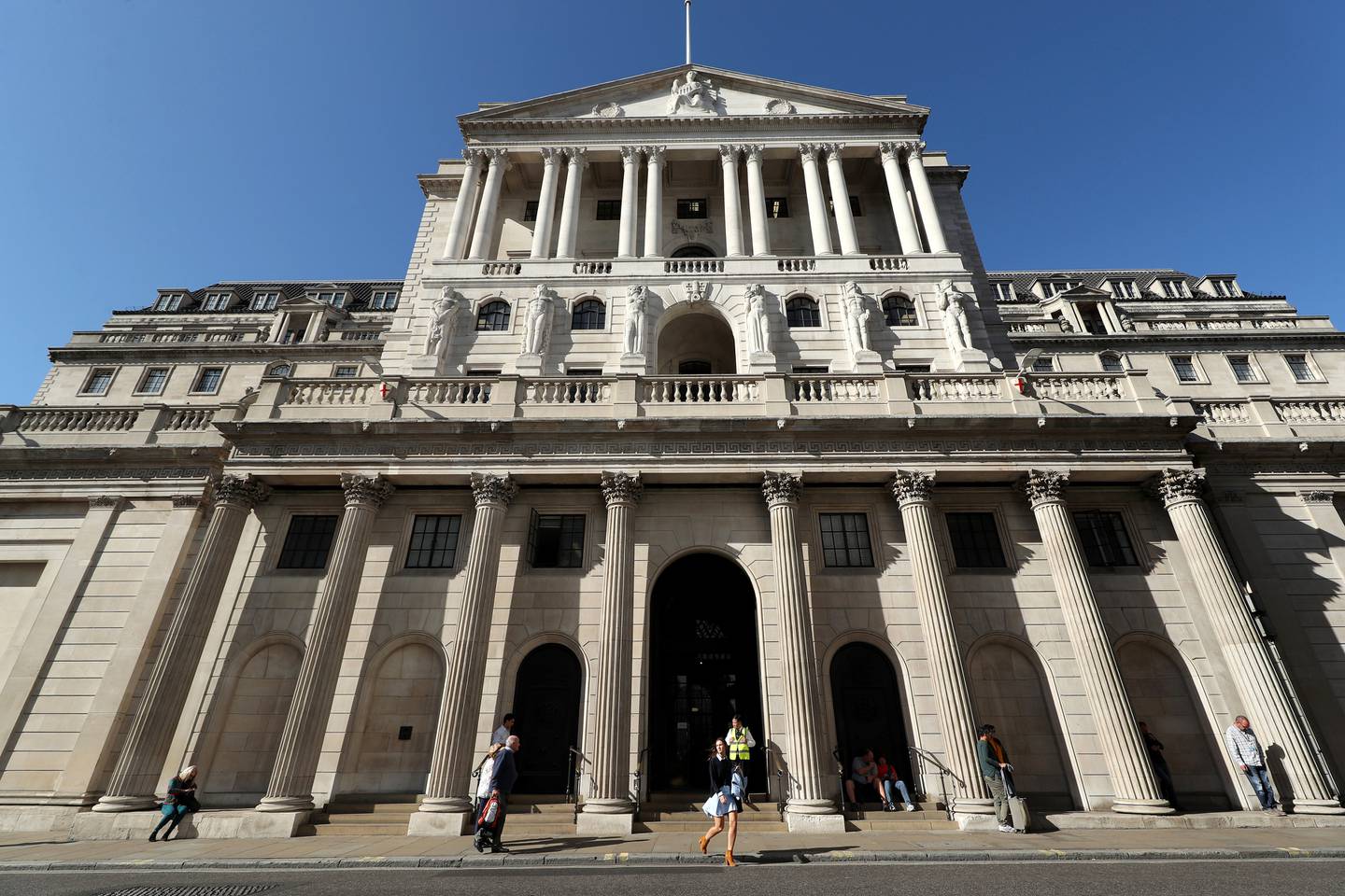 The Bank of England in the City of London. PA