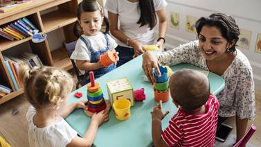 Child psychology experts have weighed in on which is better for a child - nursery or nanny? Getty Images