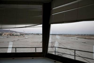 Hellenikon airport was once Greece's flagship terminal and hub for international travel, but has been abandoned since its closure in 2001 to make way for a new and more modern airport. Yorgos Karahalis / Reuters