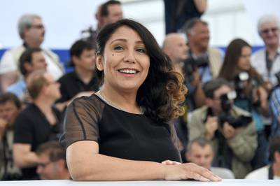 Saudi director and member of the Un Certain Regard jury Haifaa al-Mansour poses during a photocall at the 68th Cannes Film Festival in Cannes, southeastern France, on May 14, 2015.    AFP PHOTO / LOIC VENANCE / AFP PHOTO / LOIC VENANCE