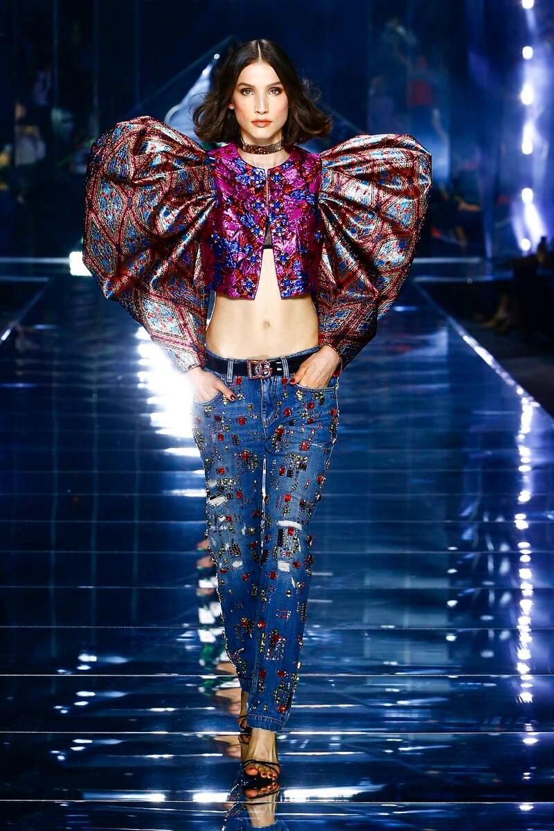 A look from Dolce & Gabbana's spring/summer 2022 collection. Photo: Dolce & Gabbana