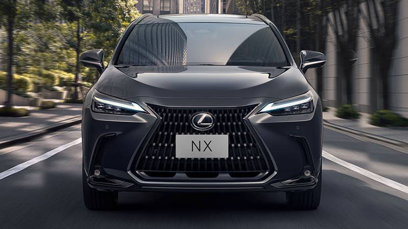 Lexus says every exterior surface of the NX has been 'reimagined'.