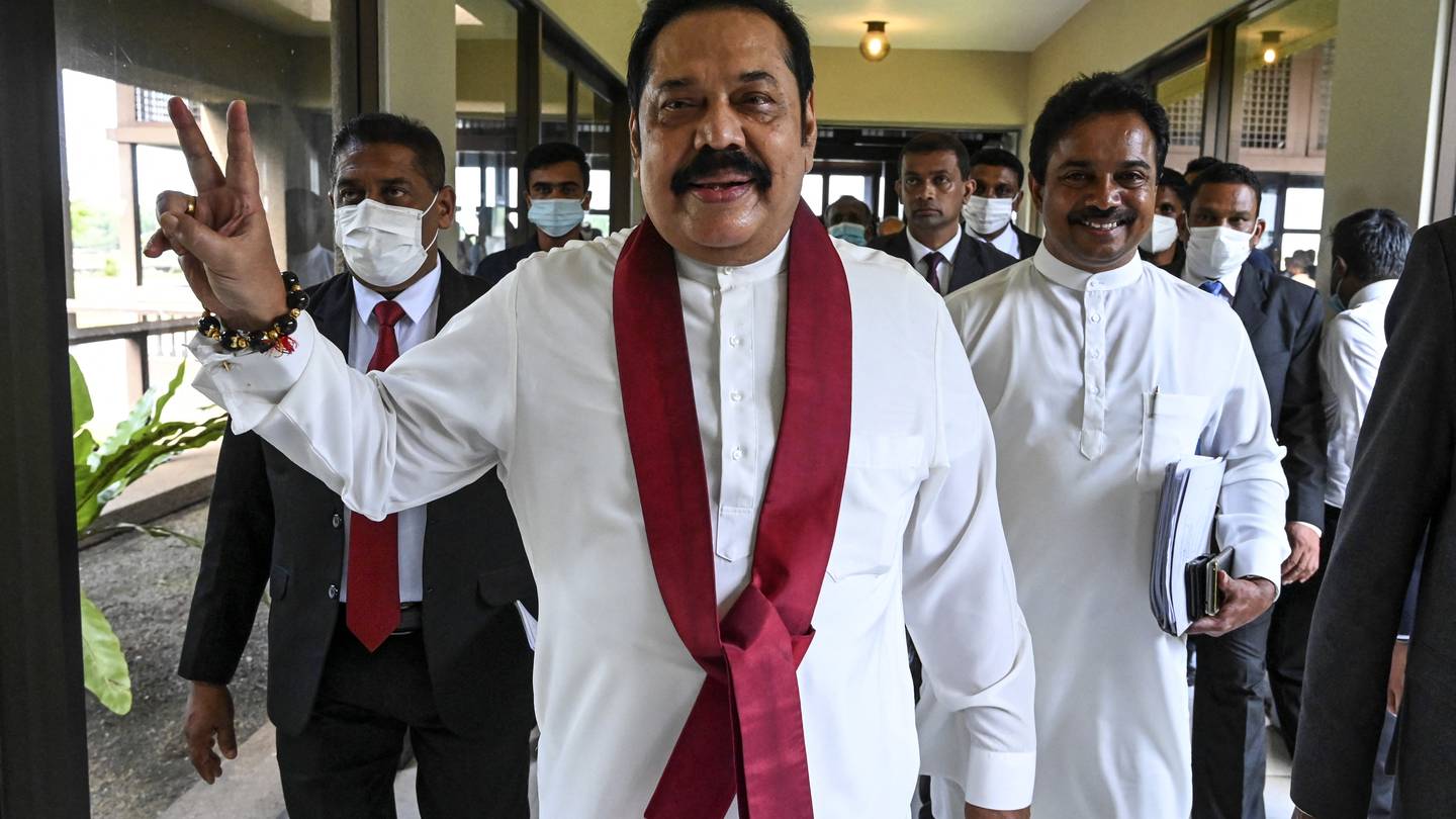 Sri Lanka's Prime Minister Mahinda Rajapaksa resigns after latest protest violence