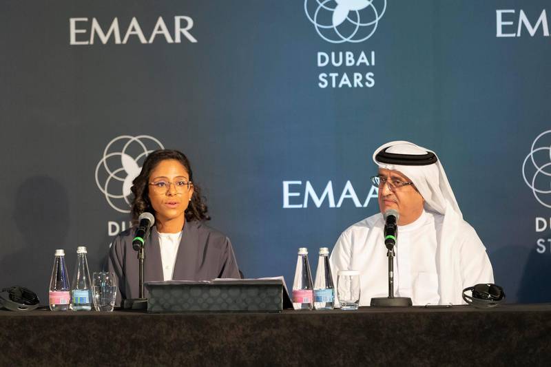 DUBAI, UNITED ARAB EMIRATES. 20 OCTOBER 2019. Dubai Stars press conference at the Palace Hotel in Downtown Dubai. (Photo: Antonie Robertson/The National) Journalist: None. Section: National.