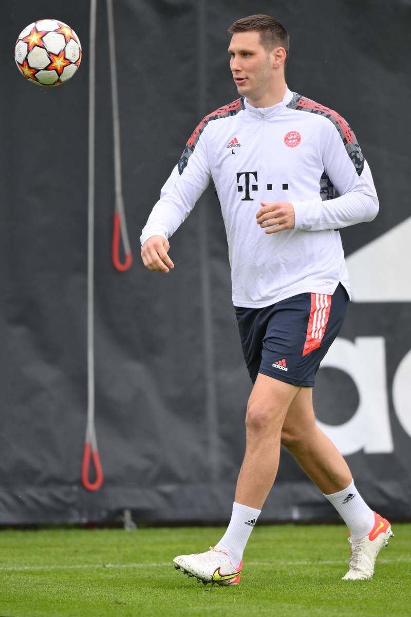 Niklas Sule of Bayern Munich during training. Getty