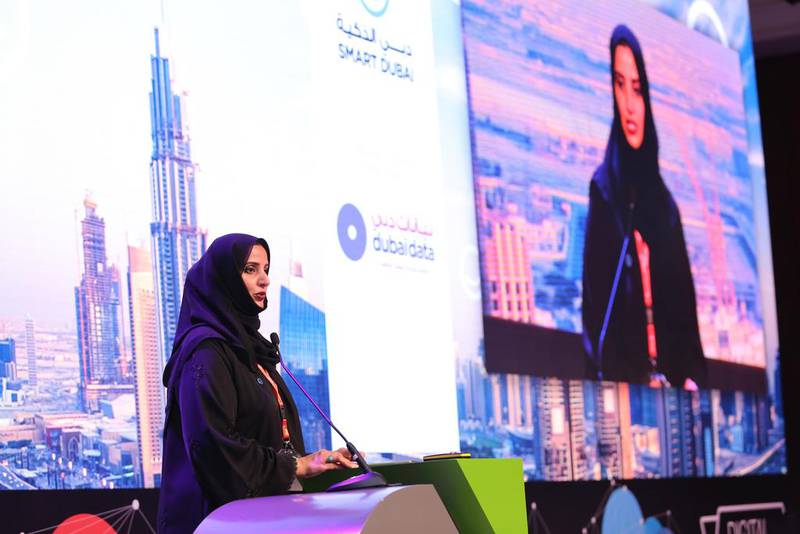 Aisha Bin Bishr, the director general of Smart Dubai, says a transition to digital and data-driven landscape is necessary. Courtesy Smart Dubai