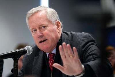 Former White House chief of staff Mark Meadows. Getty Images