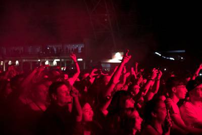 ABU DHABI, UNITED ARAB EMIRATES - NOV 23:Calvin Harris concert at Yas Du Arena(Photo by Reem Mohammed/The National)Reporter: