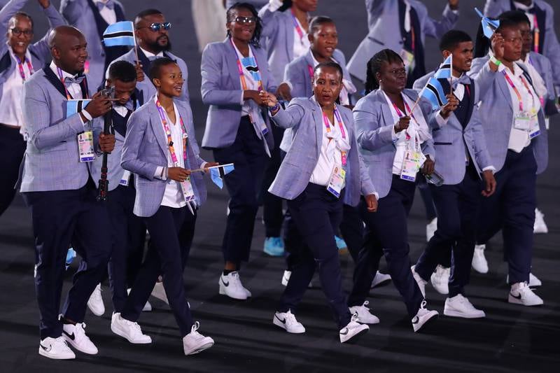 Team Botswana. Getty Images