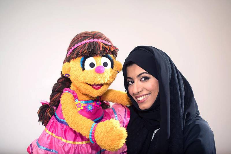 Asma Al Shamsi with Shams. Courtesy twofour54