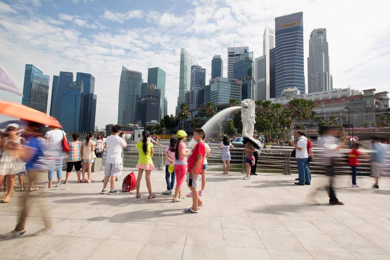 Yu's popular 'Aunty Lee' crime series is set in contemporary Singapore. Getty images