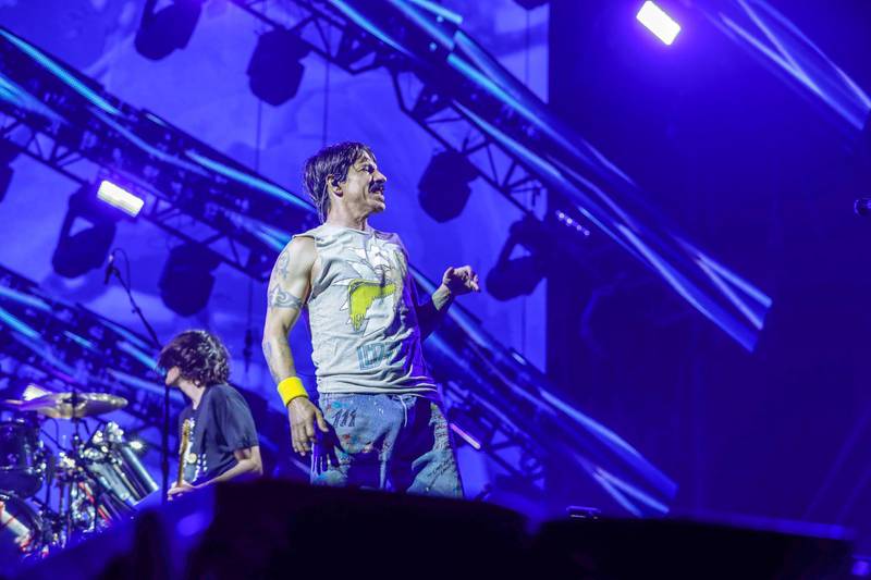 Abu Dhabi, United Arab Emirates, Red Hot Chilli Peppers at The Arena, Yas Island.September 4, 2019.    Red hot Chilli    Victor Besa / The NationalSection:  NAReporter:  Saeed Saeed