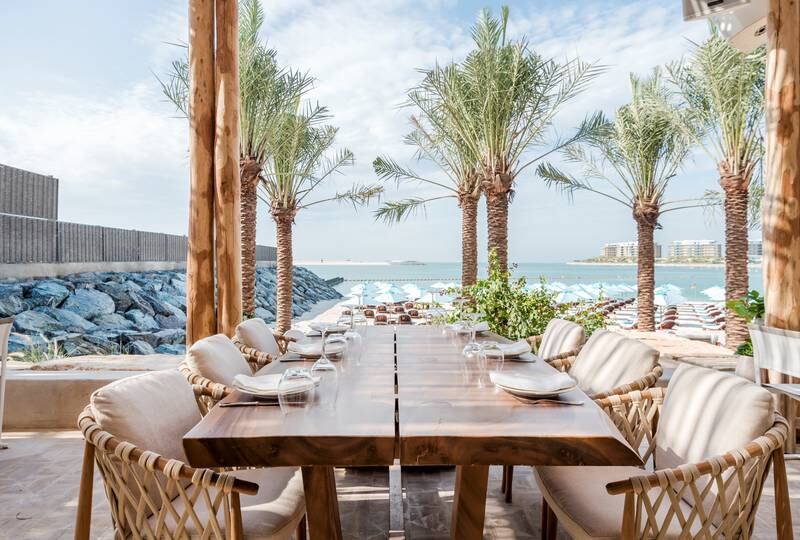Famed beach club Nammos has opened in Doha. Pictured here is Nammos Dubai. Photo: Nammos