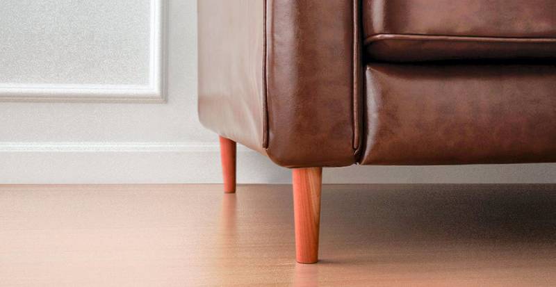 Custom Works also offers sofa legs, such as this mid-century example.